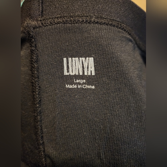 Lunya Black Soft Modal Rib Leggings Size L - Picture 5 of 6